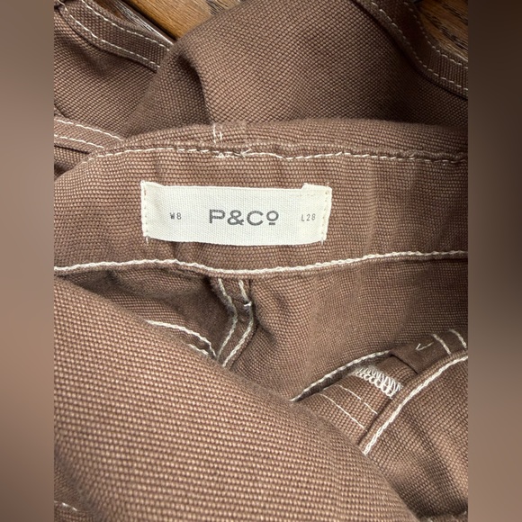 P&Co Albion Carpenter overalls - Washed Brown Size 4 - Picture 6 of 7